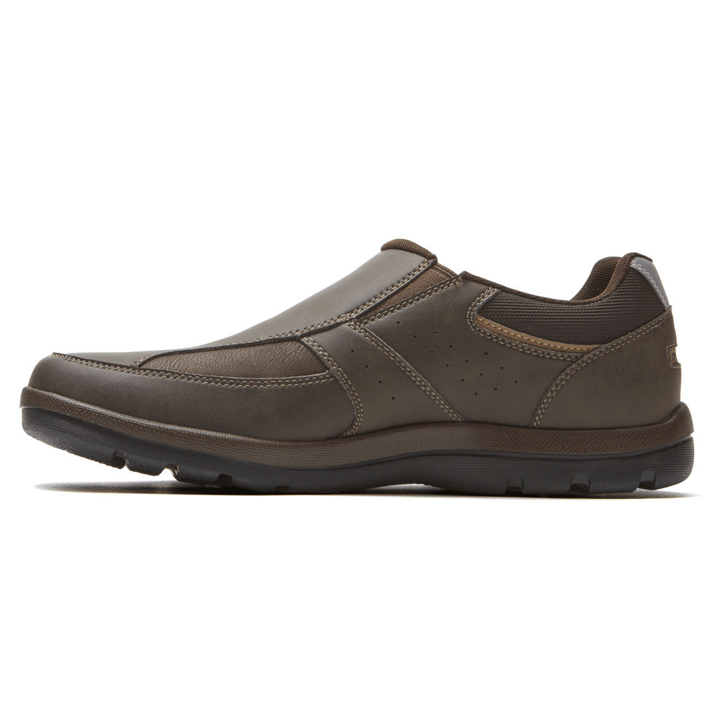 Sapato Vela Rockport Homem Marrom - Get Your Kicks - 52048PONU